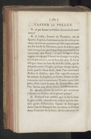 CASTOR et POLLUX.