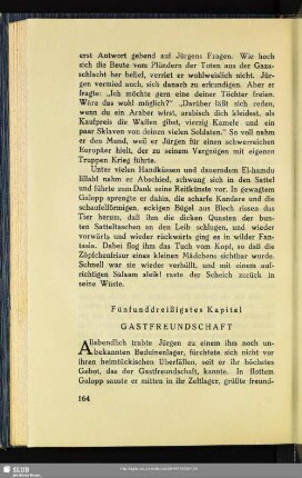 Fünfunddreißigstes Kapitel: Gastfreundschaft
