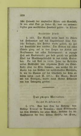 Das zweyte Weltalter