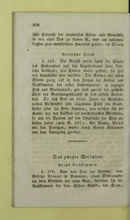 Das zweyte Weltalter