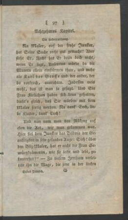 Achtzehntes Kapitel. Die Ueberraschung