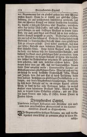 152-170, Dreyzehendes Capitel - Vierzehendes Capitel