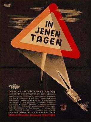 Uraufführungsplakat. Entwurf: Eckart.
