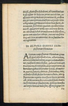 De Altero Genere Compositorum Thematum.