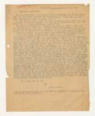 Brief von Hans Kniep an Franz Kallenbach