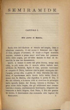 Semiramide : racconto babilonese