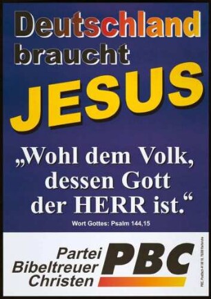 PBC, Europawahl 1999