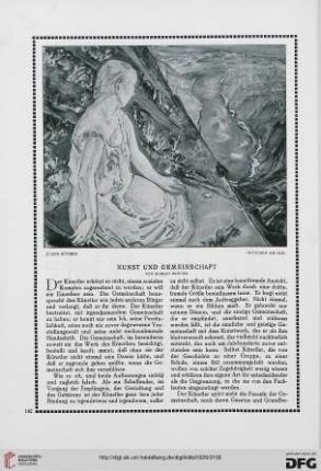 Kunst und Gemeinschaft