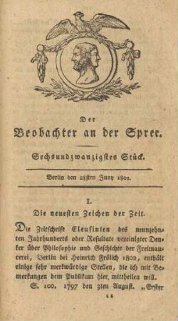 26. Stueck, 28. Juni 1802
