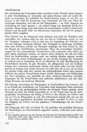 Schlußfolgerungen