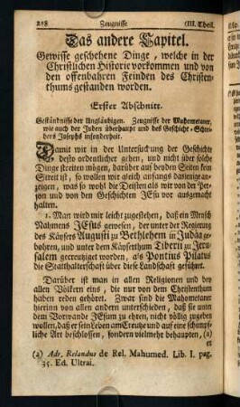 258-282, Das andere Capitel