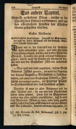258-282, Das andere Capitel