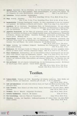 Textilien (Nr. 309-386)