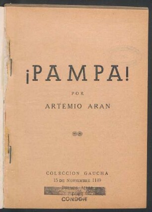 ¡Pampa!