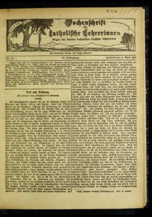 Volk und Dichtung : (Schluß)