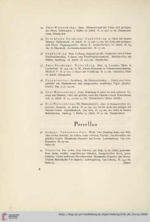 Porzellan (Nr. 41-99)