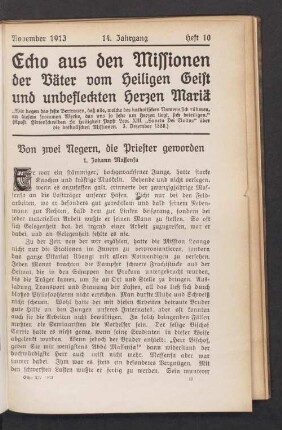 November 1913. Heft 11