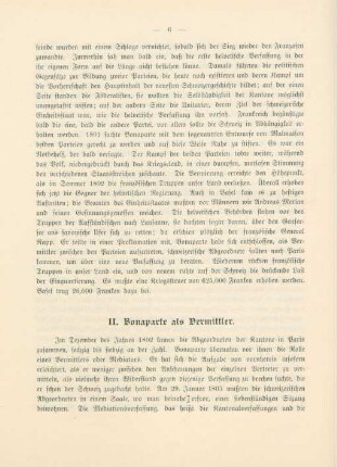 II. Bonaparte als Vermittler