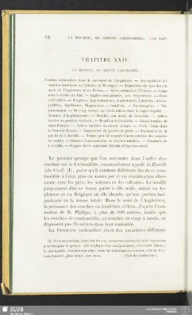 Chapitre XXIV. La Houille, ou groupe carbonifère