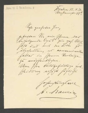 Brief an Hugo Bock : 12.04.1890