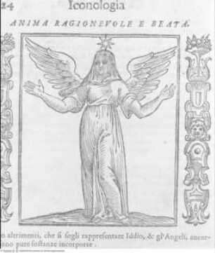 Iconologia, overo descrittione d'imagini delle virtù, ..., Illustration S. 24: Anima ragionevole e beata