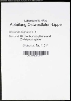 Kirchenbuchduplikate der kleineren evangelisch-reformierten Gemeinde Hagen (T 1867-1874). (Gemeinde: Hagen, kleinere evangelisch-reformierte Gemeinde)