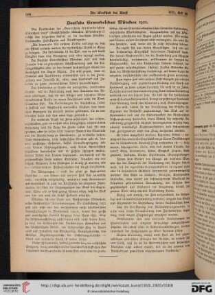 19: Deutsche Gewerbeschau München 1922