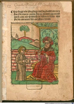 Ob einem Mann sey zu nemen ein eelich weib oder nit : gewidmet dem Rat der Stadt Nürnberg, 1.1.1472