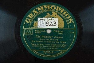 "Die Walküre" : Siegmunds Monolog (Ein Schwert verhieß mir der Vater) / (Wagner)