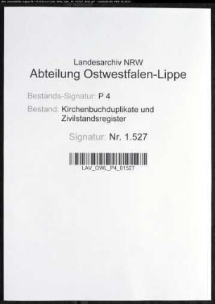 Kirchenbuchduplikate der katholischen Gemeinde (GHT 1829-1831). (Gemeinde: Benninghausen, katholische Gemeinde)