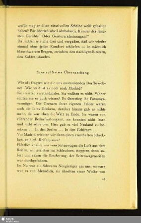 Eine schlimme Überraschung