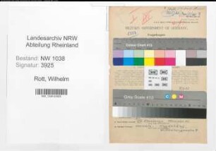 Entnazifizierung Wilhelm Rott , geb. 23.02.1912 (Zollbeamter)