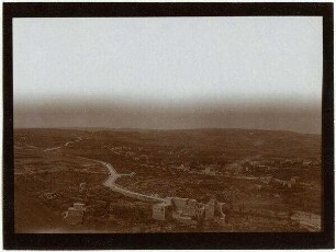 Blick v. Dormitio n. SW Bethlehemstrasse Deutsche Kolonie [Jerusalem]