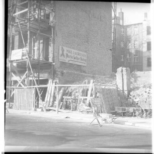 Negativ: Gelände, Martin-Luther-Straße 44, 1952
