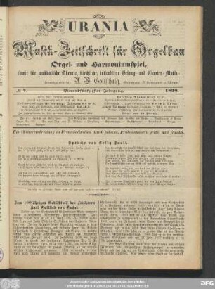 No. 7. Vierundfünfzigster Jahrgang. 1898.
