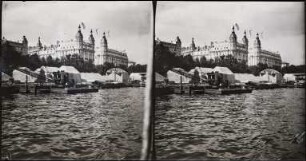 Paris. Weltausstellung 1900. Hotels am Seineufer