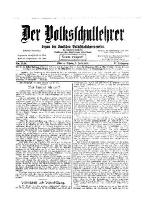 Lehrerschaft und Lehrerbildung