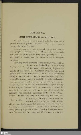 Chapter XX. Some indications of quality