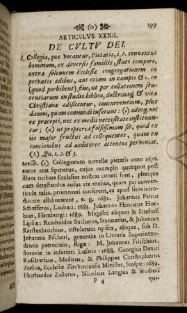 Articulus XXXII. De Cultu Dei. - Articulus XXXVI. Idemque Ultimus. De Hæresibus Aliis.