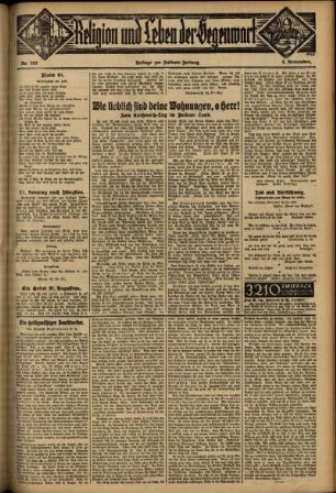 Dritte Ausgabe vom Sonntag, den 05. November 1933.