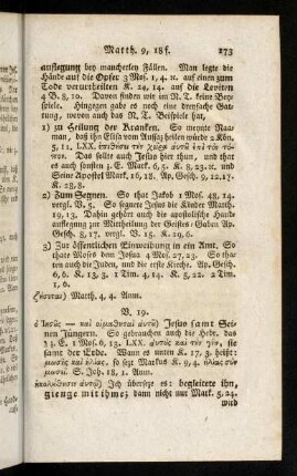 173-180, Matth. 9, 19-38