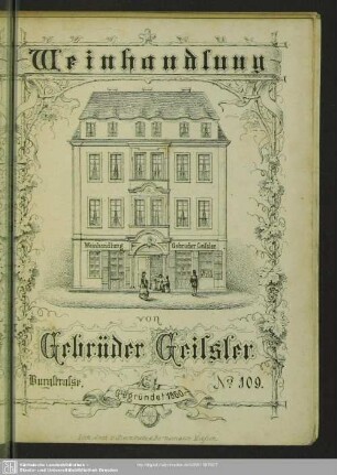 Weinhandlung con Gebrüder Geisler