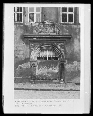 Schlossbau "Neues Werk"?