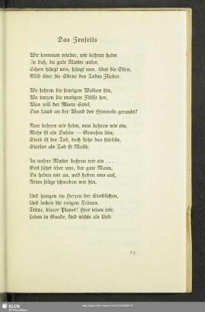 Das Jenseits