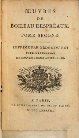 Oeuvres De Boileau Despréaux, 2