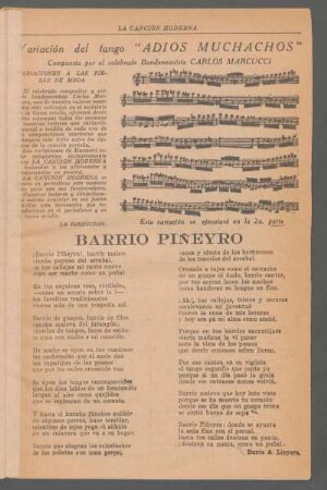 [Notación musical] del tango "Adiós muchachos"