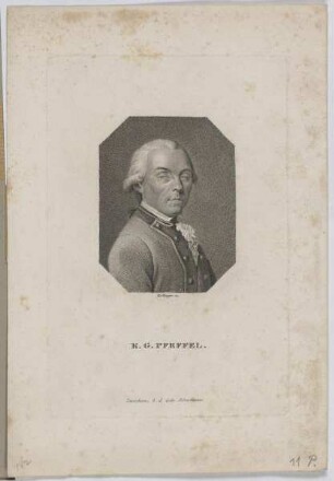 Bildnis des K. G. Pfeffel