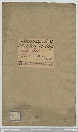 Quartets - Mus.2392-Q-83 : vl (2), vla, bc - a; TWV 43:a 5
