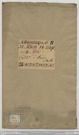 Quartets - Mus.2392-Q-83 : vl (2), vla, bc - a; TWV 43:a 5