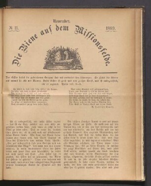 N° 11. November. 1889
